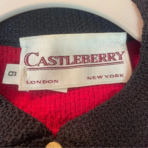 Vintage Castleberry cardigan Jacket size 6 - Picture 7 of 7